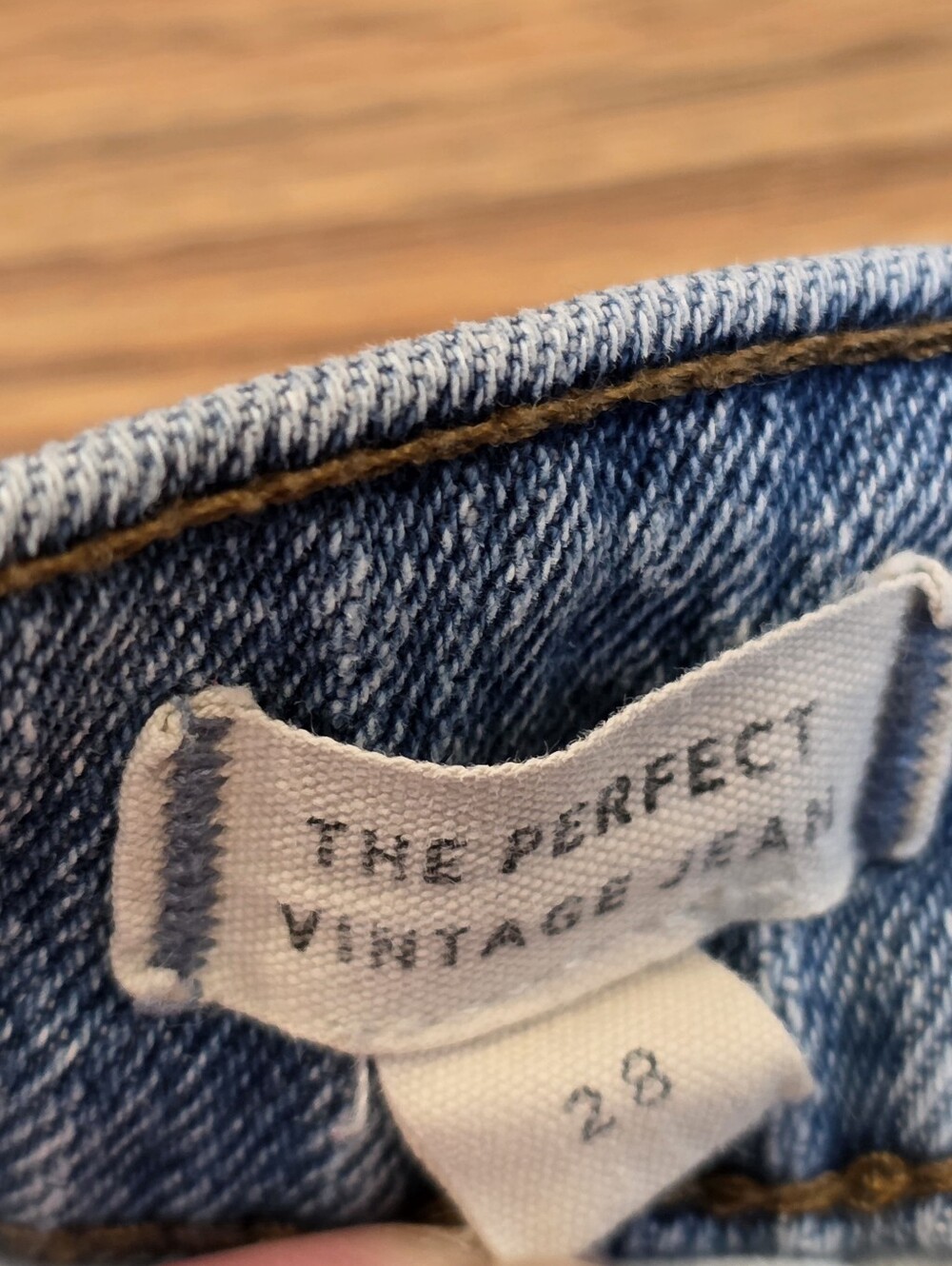 Madewell The Perfect Vintage Jean Women's Size 28 High Rise Frayed Raw Jeans - Picture 6 of 13